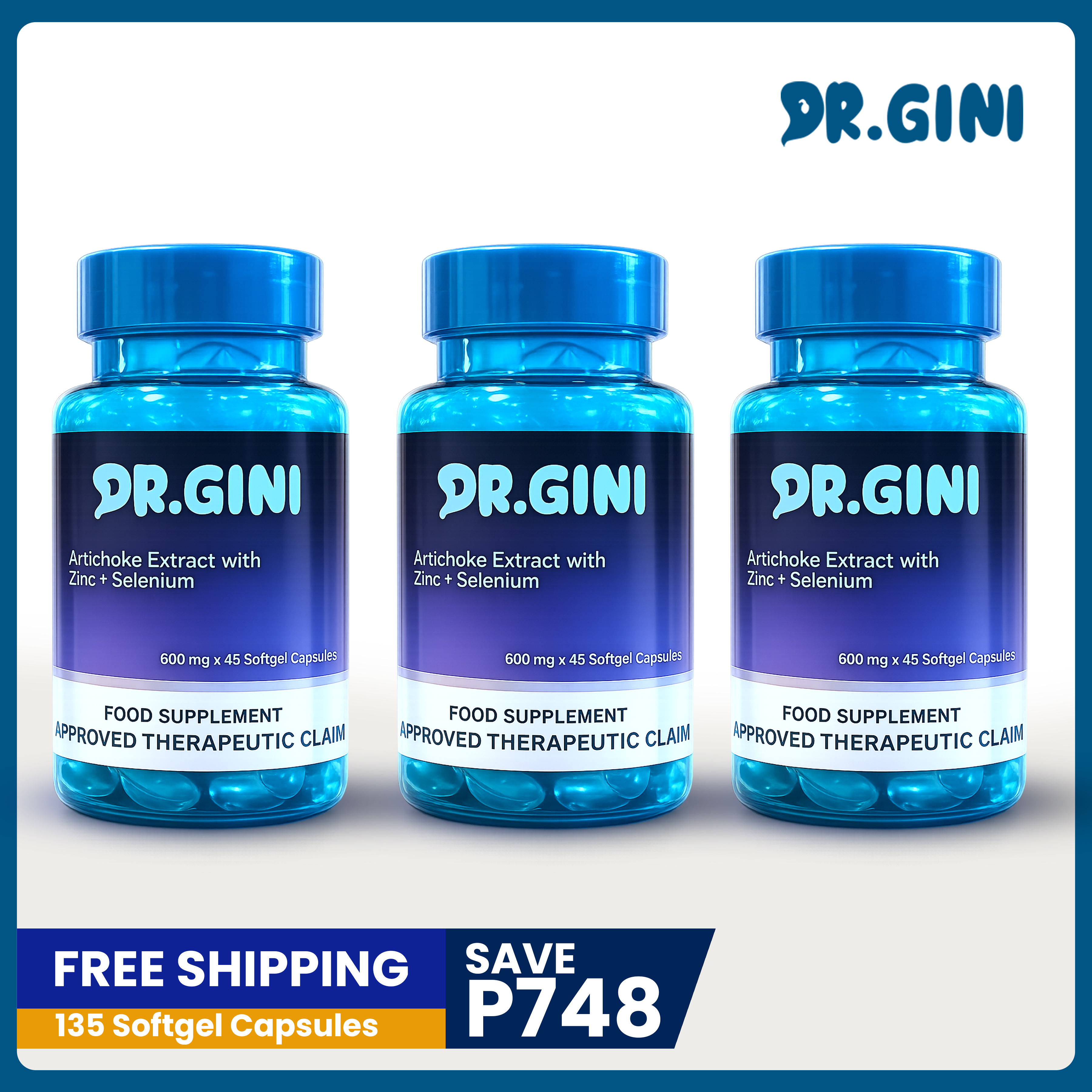 Dr. Gini Artichoke (3 bottles)