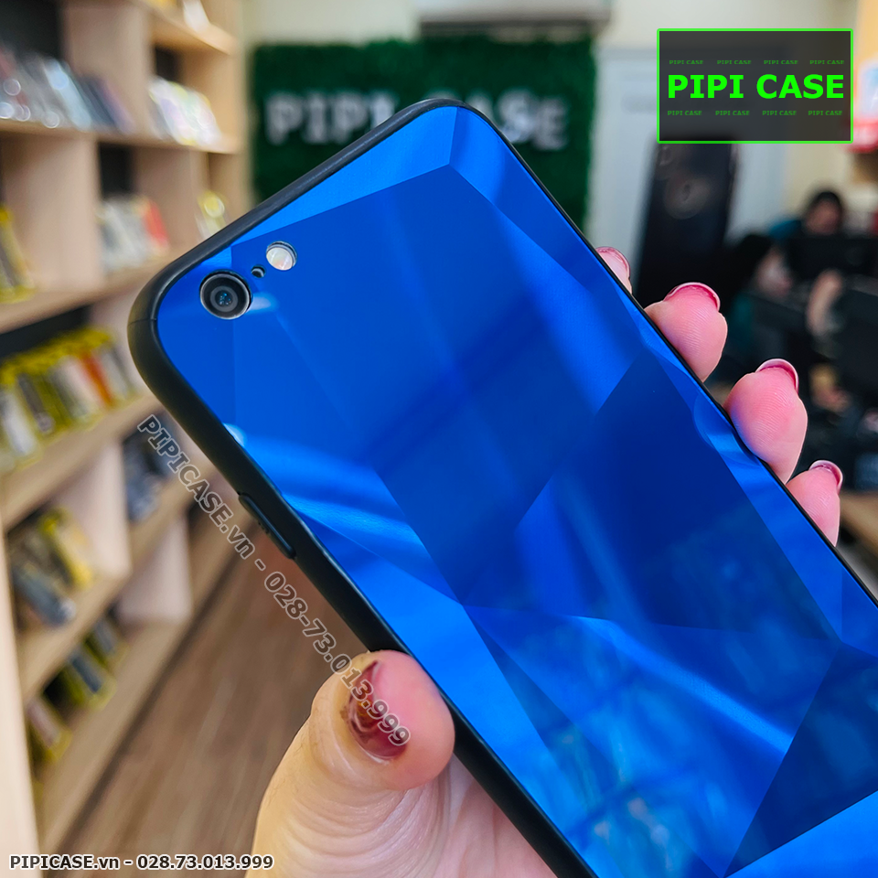 Ốp Lưng iPhone 6 / 6S - Kim Cương 6D - Xanh_thumbnail_2