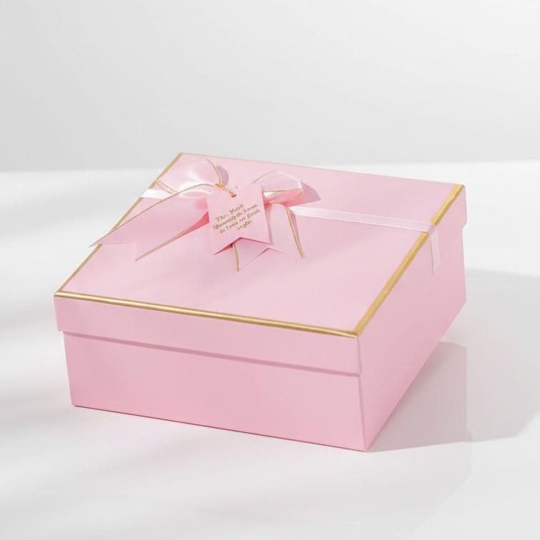 Hộp Quà Tặng Size 35x25x9 Cunbag Gắn Nơ Màu Hồng Sang Trọng Thiết Kế Tinh Tế Dịp Sinh Nhật HCUN004_thumbnail_8