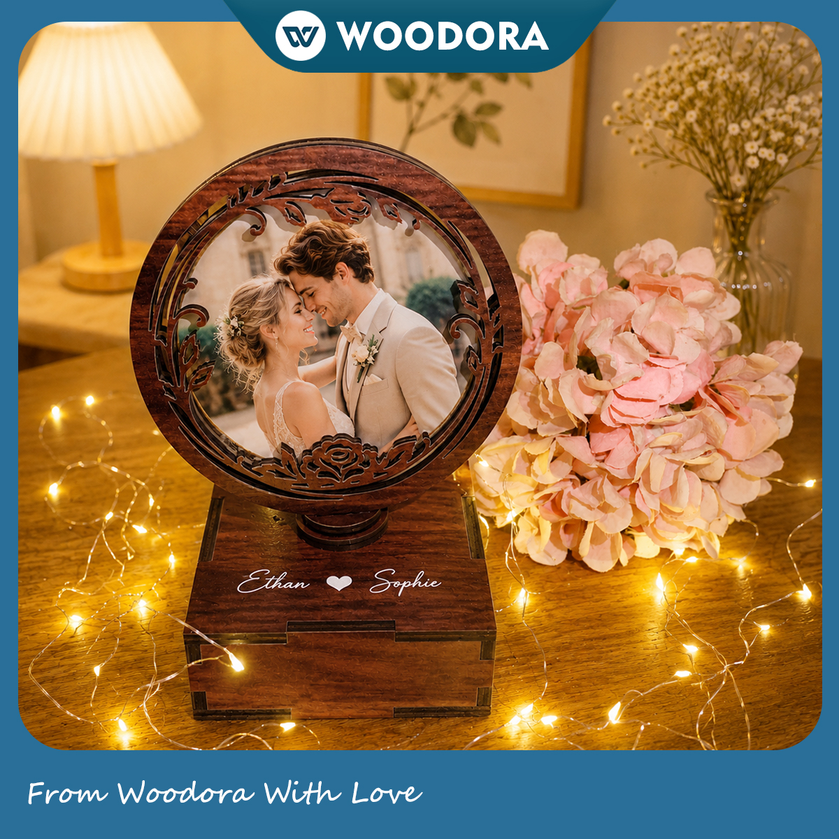 Hộp Nhạc Music Box In Theo Yêu Cầu, Lưu Giữ Kỷ Niệm