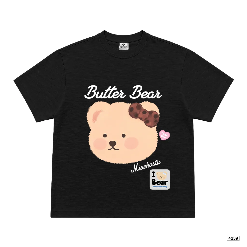 Áo thun nữ form boxy chất vải xước Butter Bear Miucho 4239_thumbnail_10