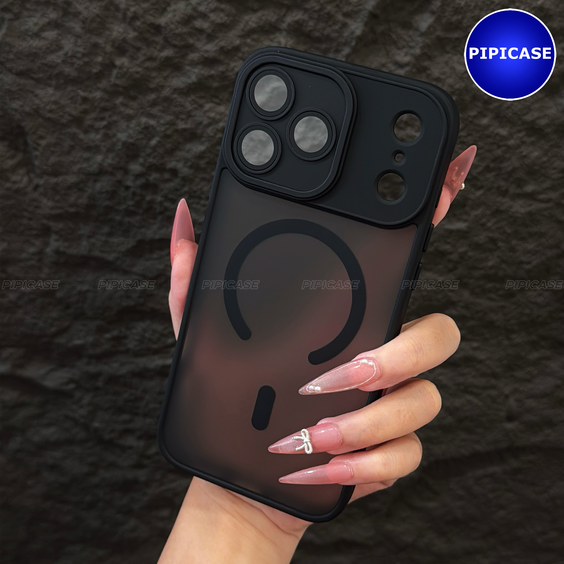 Ốp Lưng iPhone 17 Pro Max - Kao - Đen