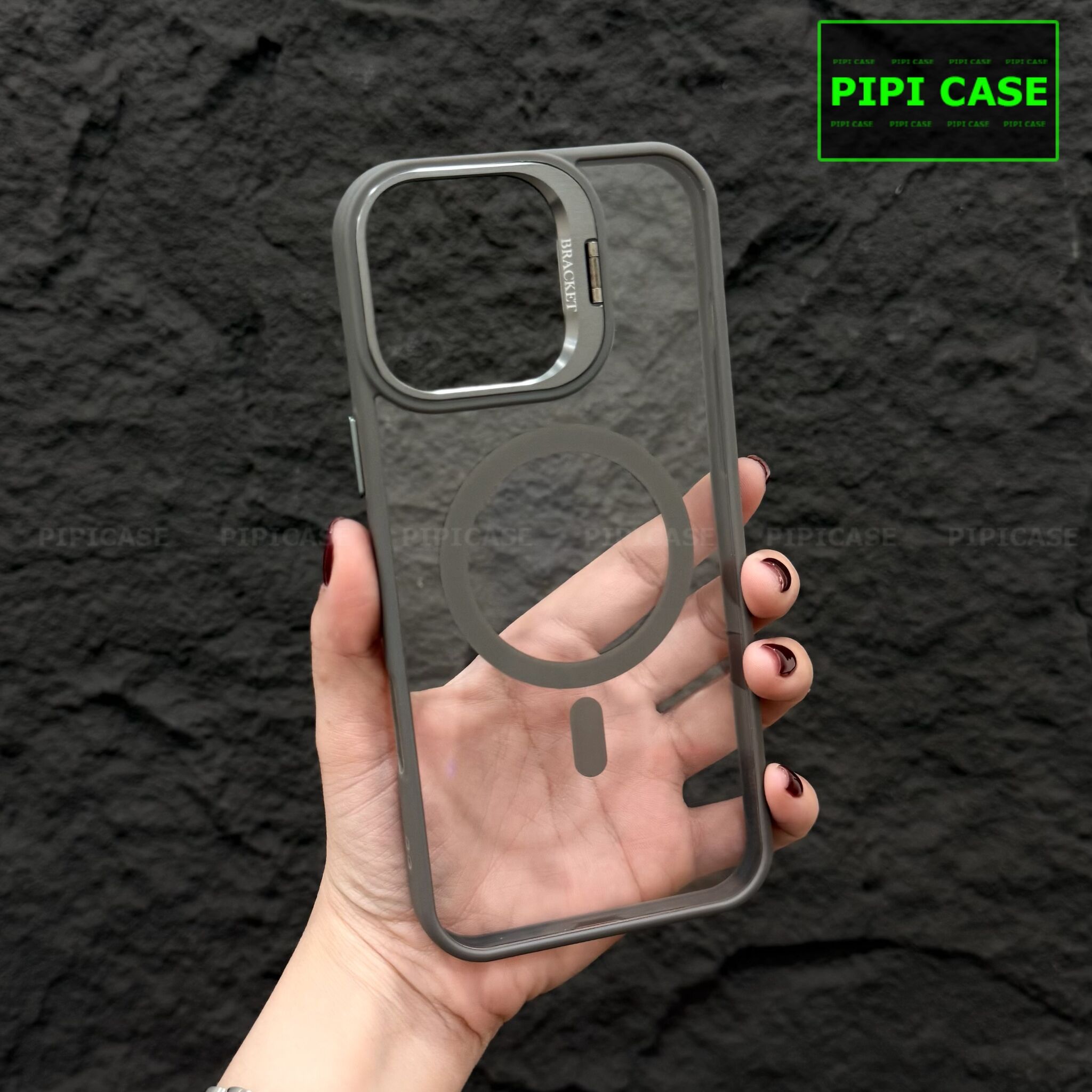 Ốp Lưng iPhone 14 Pro Max - Dansi - Xám_thumbnail_0
