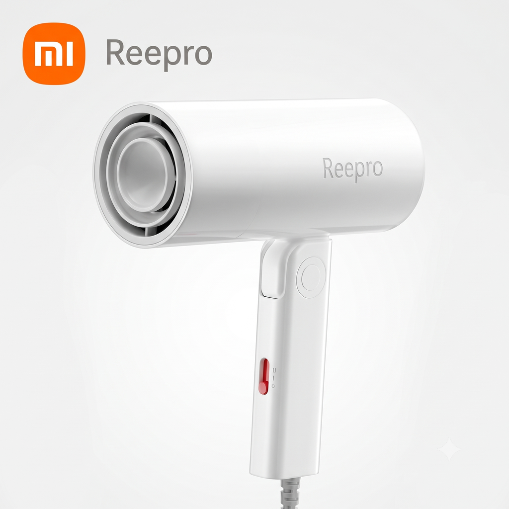 Máy Sấy Tóc Mini Gấp Gọn Ion Âm Reepro RP-HC04 1300W