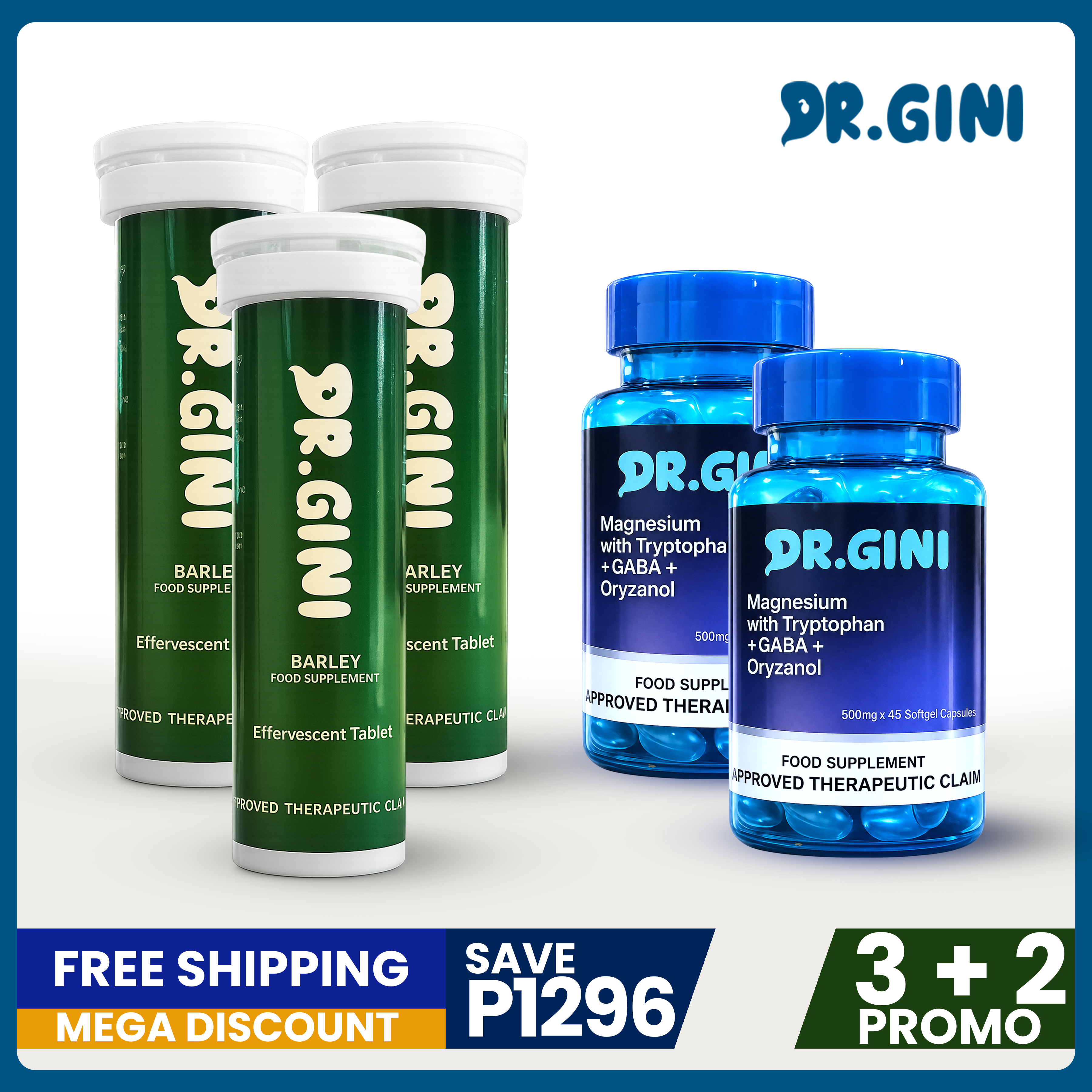 (3+2 PROMO) Dr. Gini Barley | FREE Dr. Gini Artichoke