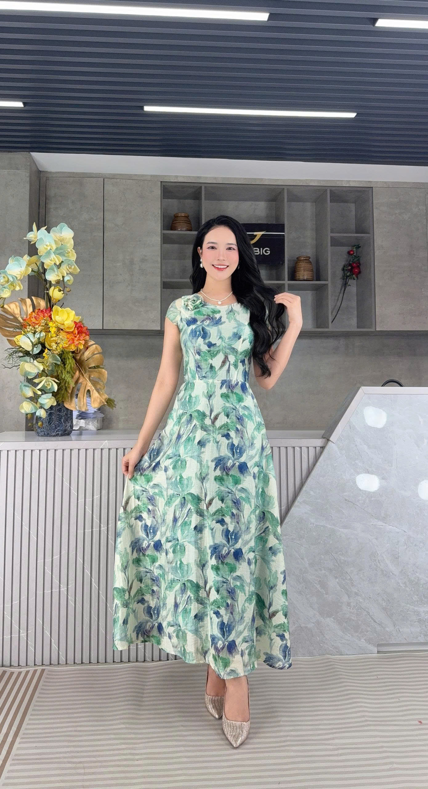 Đầm xòe - Y2177 - Thương hiệu ZONBIG