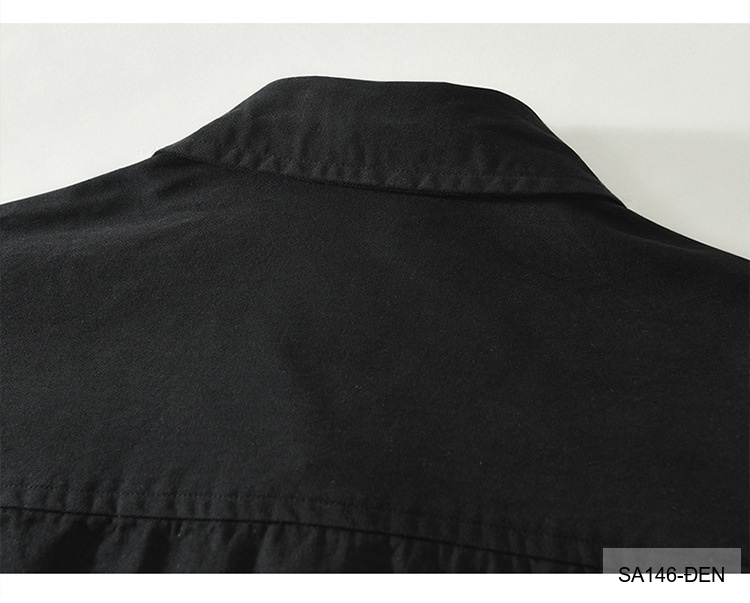 SA146 - Áo sơ mi nam dài tay phong cách Nhật Bản, chất cotton 100%, form rộng trẻ trung, phối sọc ngang thời thượng_thumbnail_5