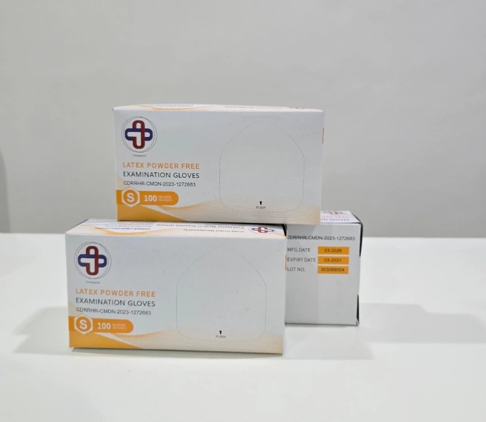 Crosspoint Powder-Free Latex Gloves – 100 Pieces Per Box_thumbnail_1