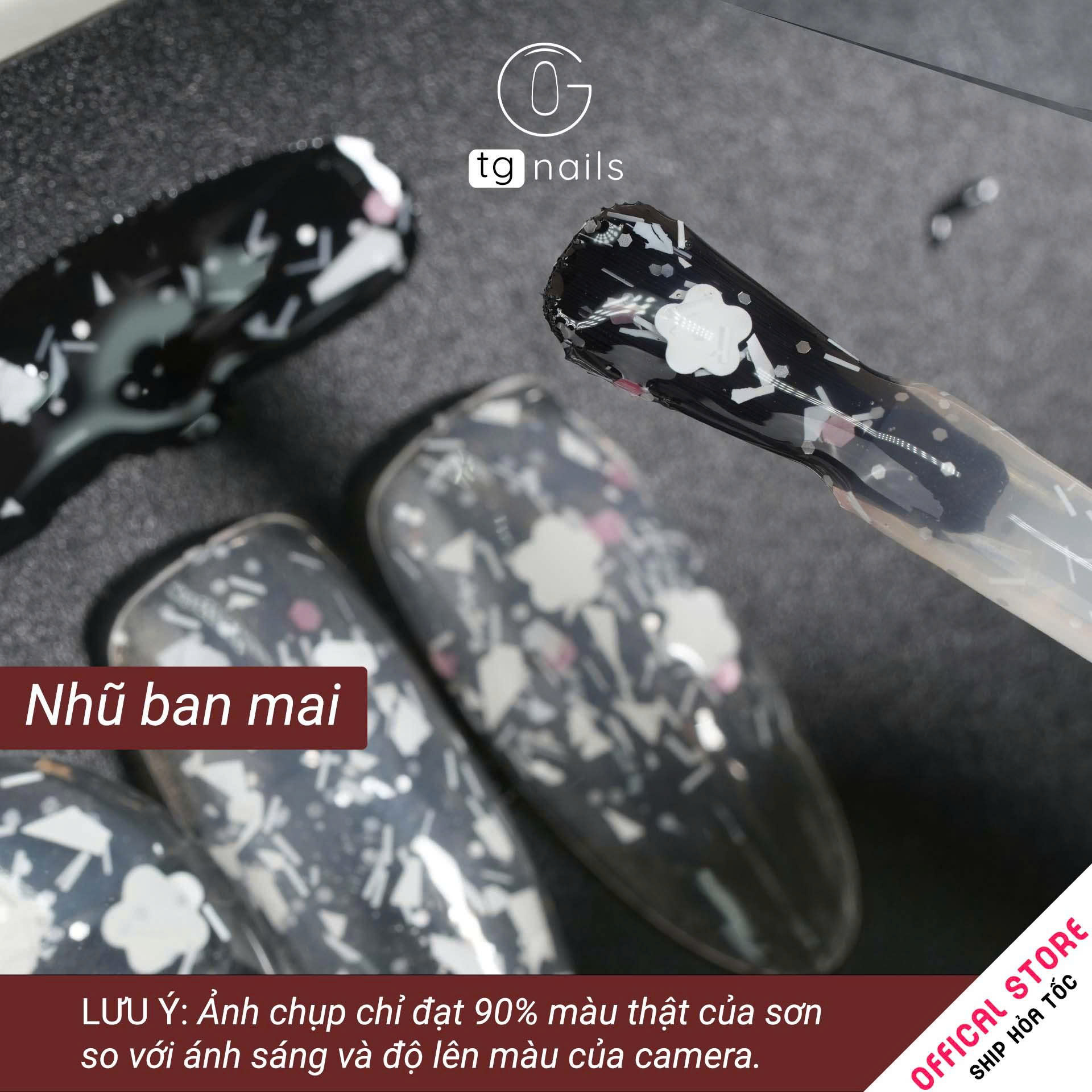 TG Nails晨曦闪亮凝胶指甲油，10克瓶装