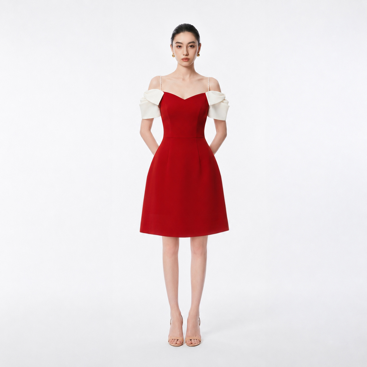 RED ABBY DRESS