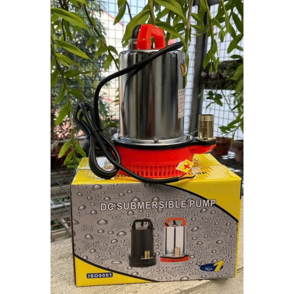 Máy Bơm Chìm 12V Kamato 300W Dùng Bình Ắc Quy – Bơm Tõm Hút Nước Hồ Cá, Tưới Cây Tiết Kiệm Điện
