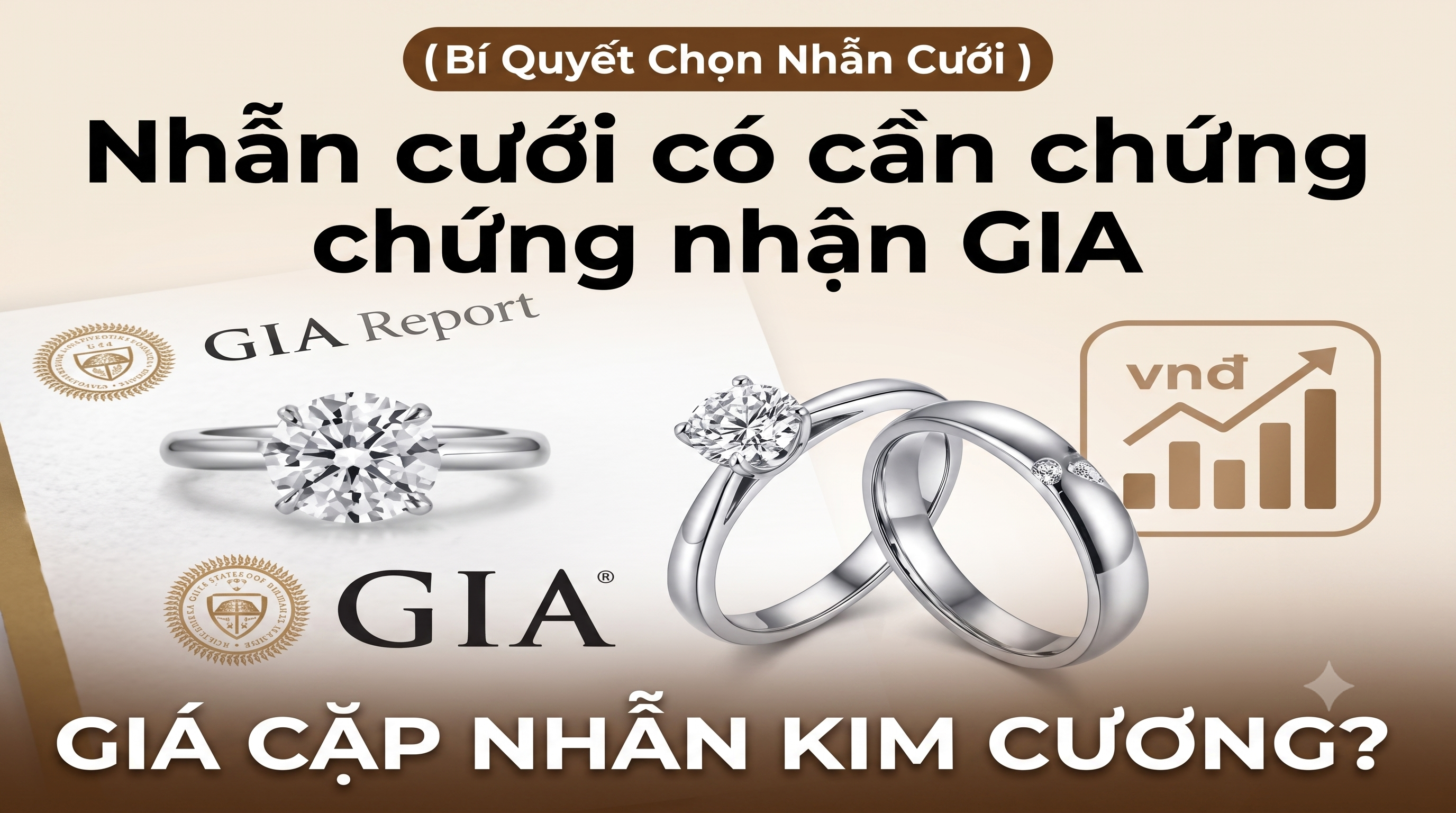 Nhẫn Cưới Có Cần Chứng Nhận GIA Không? Sự Thật Ít Ai Nói Rõ