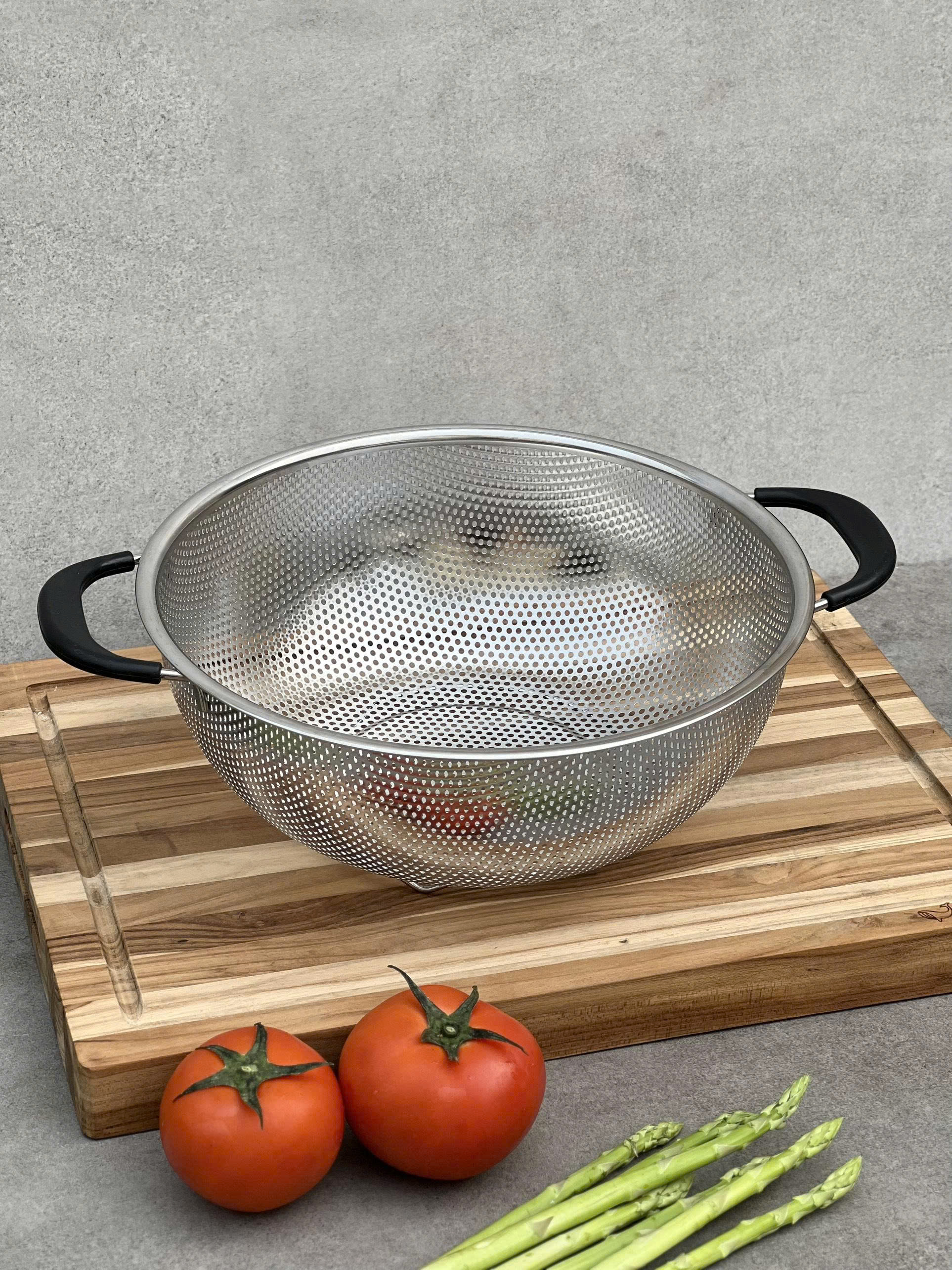 RỔ INOX LIỀN KHỐI 2 TAY CẦM CÓ CHÂN KAIYO_thumbnail_7