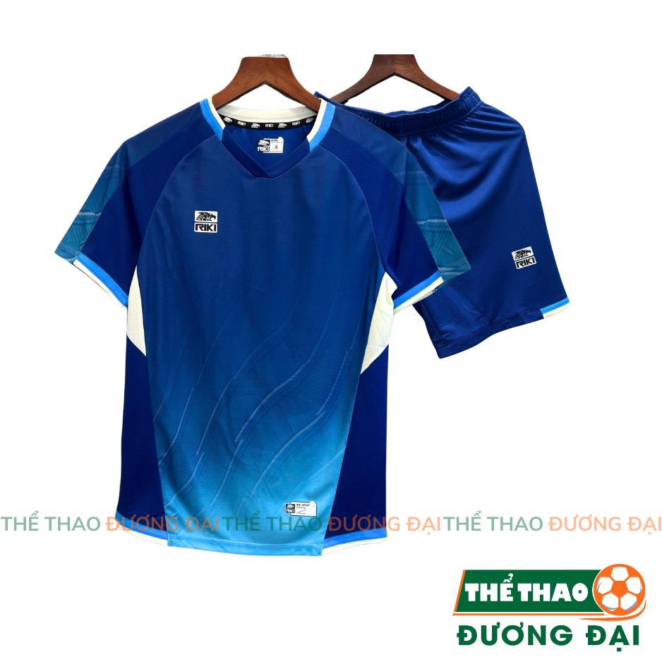 Quần Áo Bóng Đá Không Logo Riki Gunn Bích Thun Mè Cao Cấp Thoáng Khí Thể Thao Đương Đại