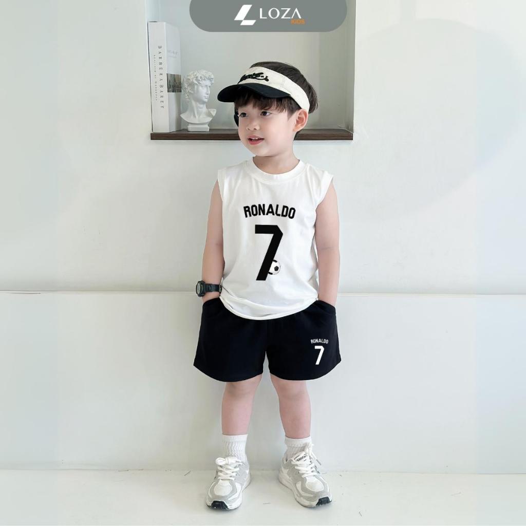 [XẢ KHO BỘ BA LỖ] Bộ ba lỗ cho bé trai nhiều mẫu lẻ size từ 15-40kg - Quần áo bé trai - Loza Kids XABL01_thumbnail_30
