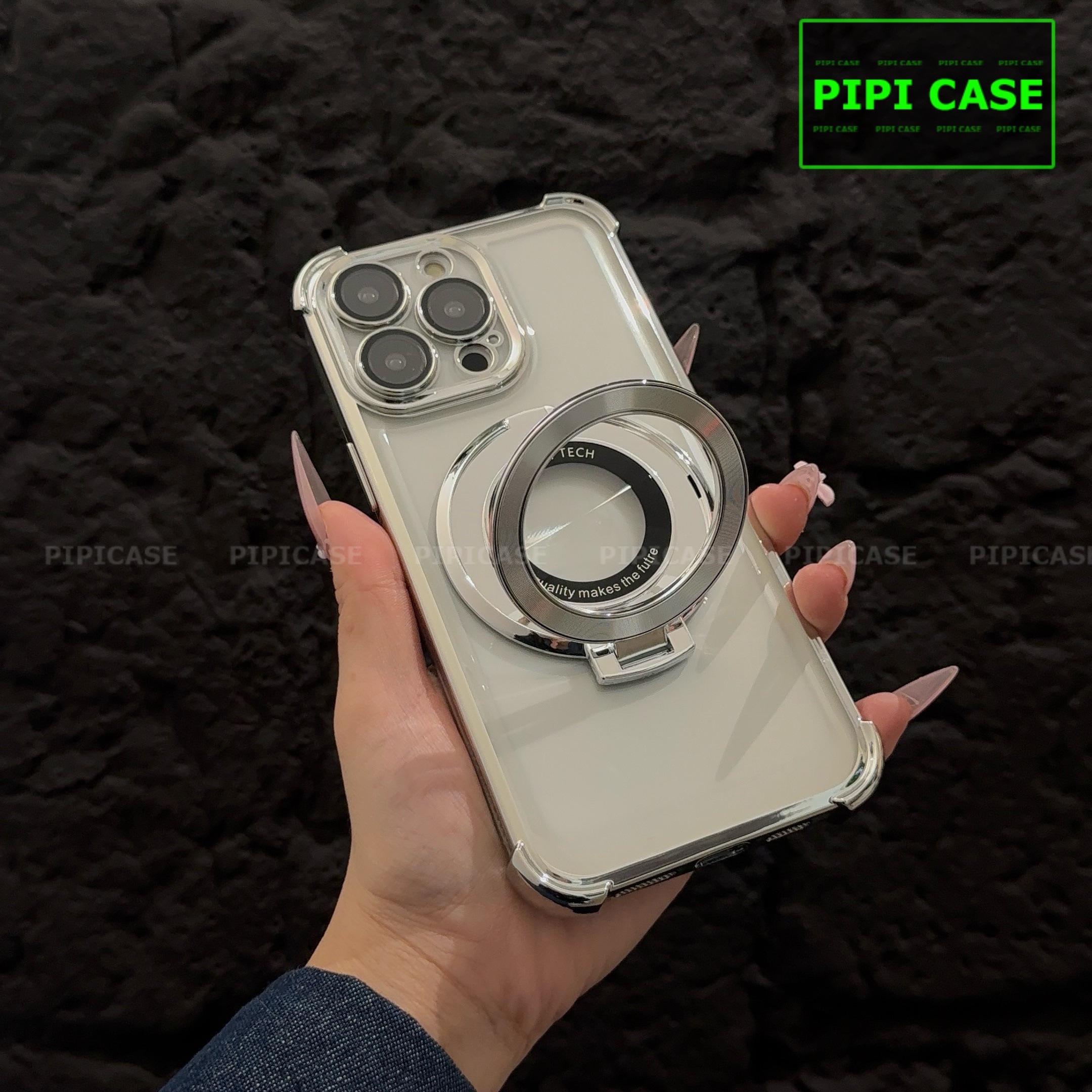 Ốp Lưng iPhone 14 Pro - Ven - Bạc_thumbnail_22