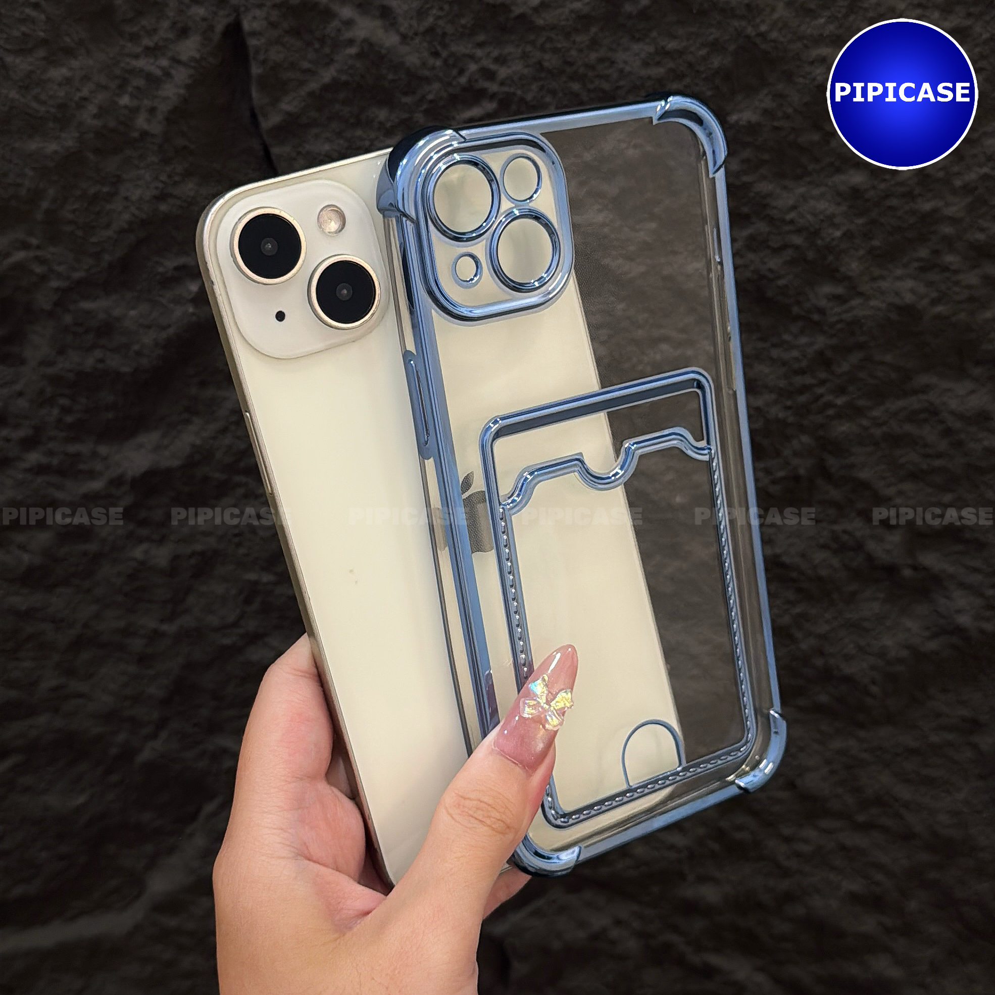 Ốp Lưng iPhone 14 Plus - Ốp Thẻ - Xanh Nhạt_thumbnail_6