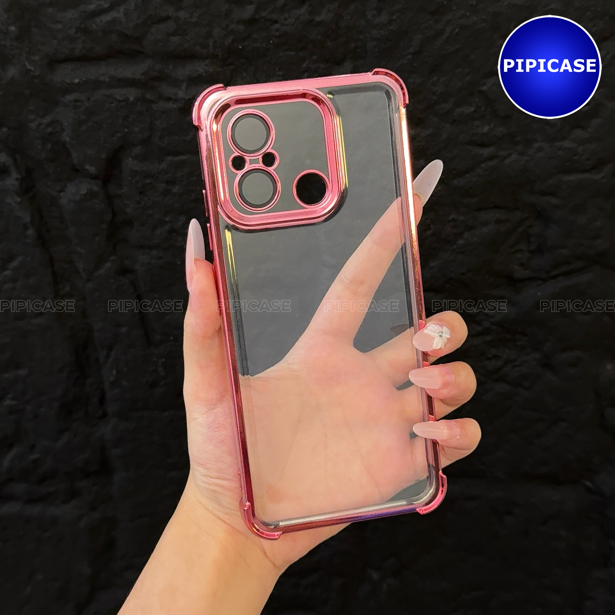 Ốp Lưng Xiaomi Redmi 12C - Gu - Hồng