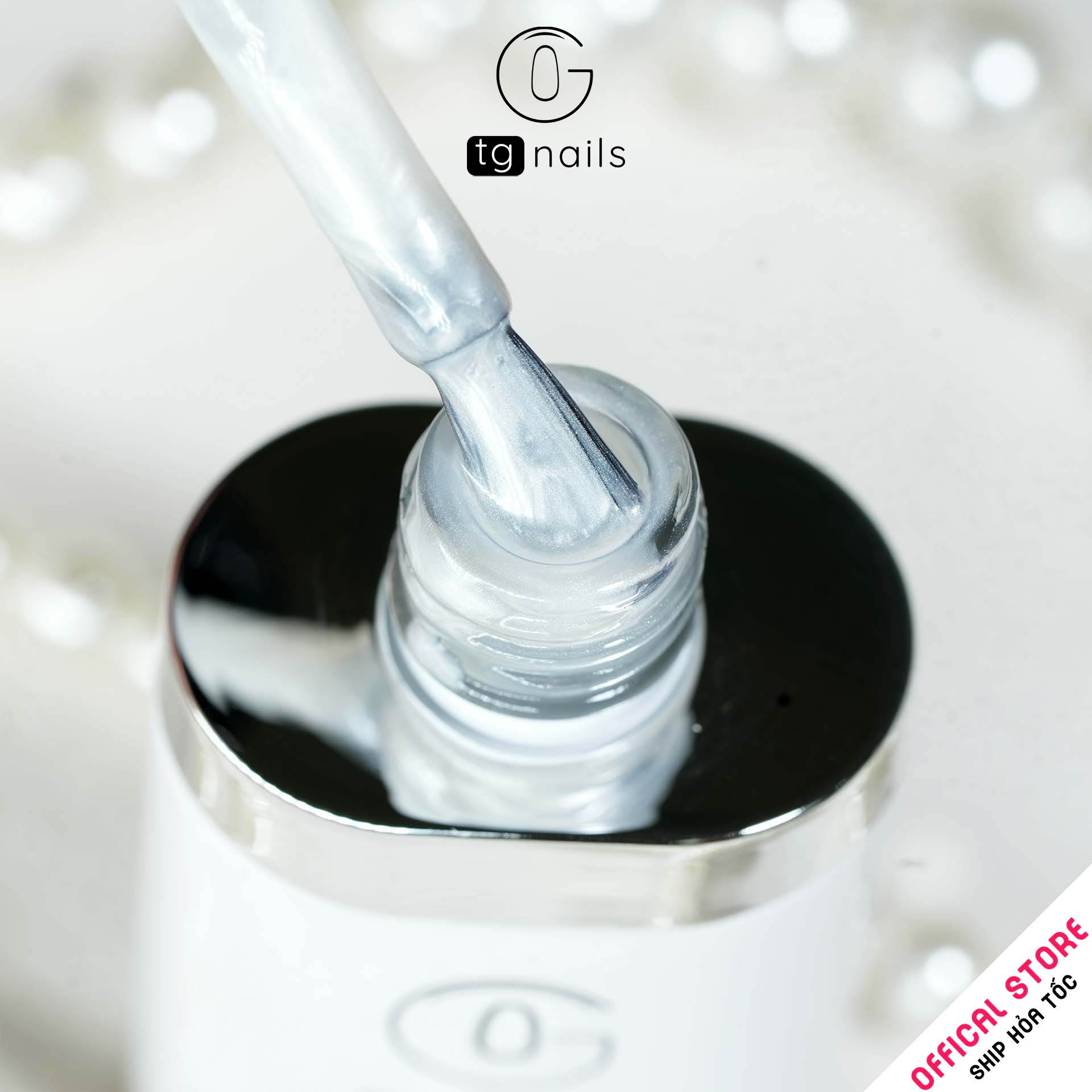 Sơn móng TG Nails gel. Khối lượng tịnh: 10g/ lọ. Nhãn hàng TG nail gel - Gel Nhũ Ngọc Trai_thumbnail_1