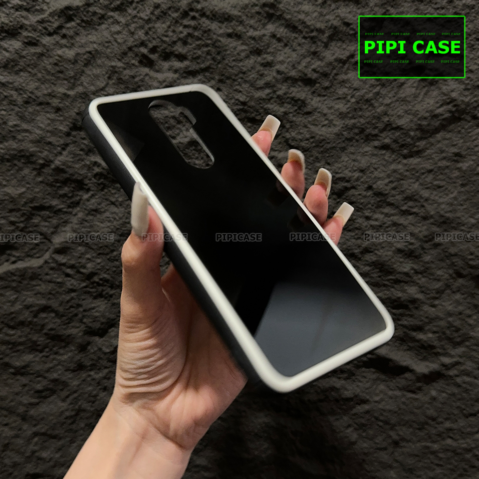 Ốp Lưng Oppo A5 2020 / A9 2020 - Kim Cương 6D  - Đen Viền Trắng_thumbnail_3