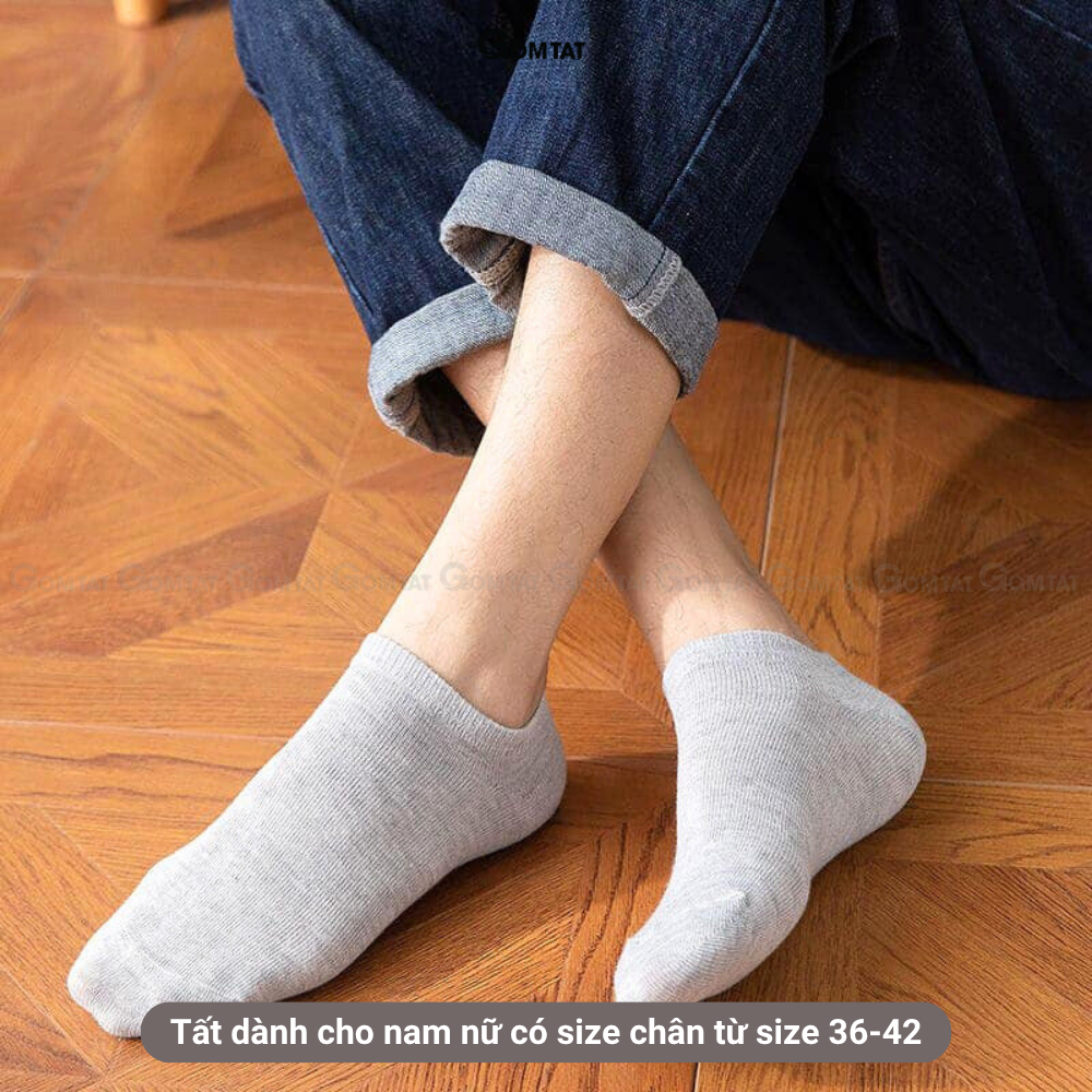 Tất cổ ngắn nam nữ GOMTAT trơn mềm mịn thoáng khí - VOTRON-VNXK_thumbnail_4
