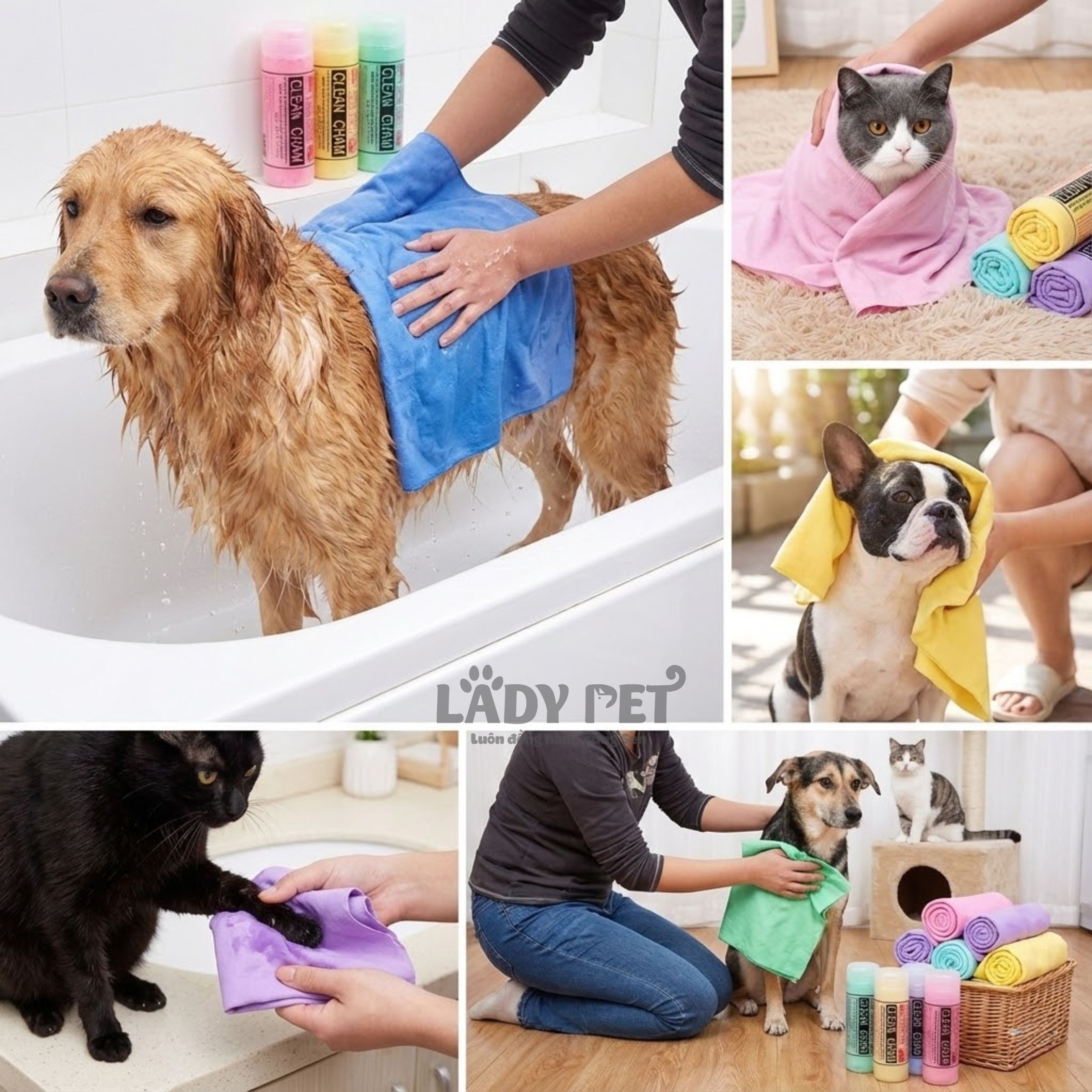 Khăn Tắm Siêu Thấm Hút Nước Cho Thú Cưng_thumbnail_4