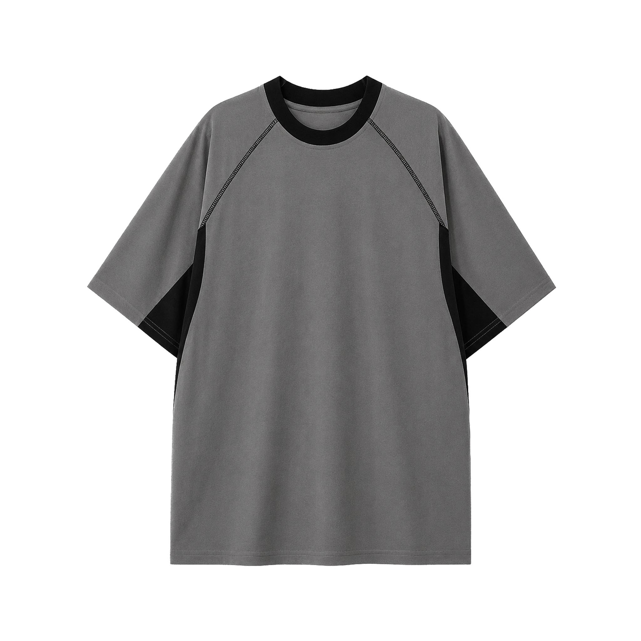 Áo Thun Viền Lé Tay Thân Oversize