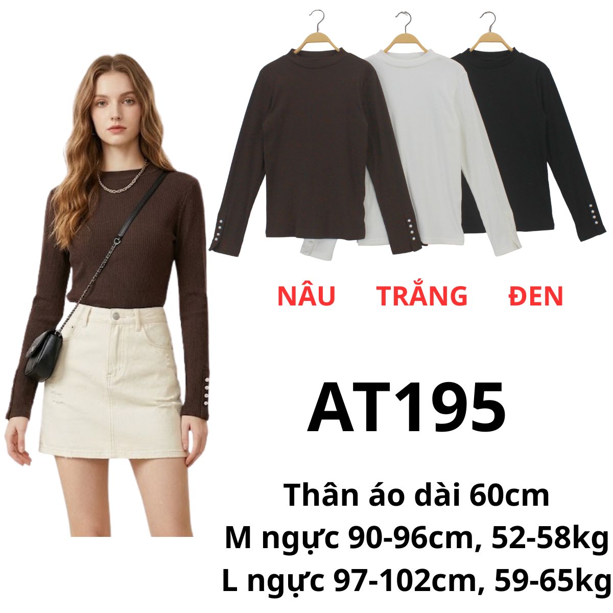 AT195- Áo thun tay dài