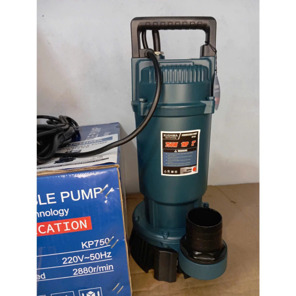 Máy Bơm Chìm KUSHIMA KP750 750W – Bơm Tõm 1HP Lõi Đồng, Vỏ Nhôm Sơn Tĩnh Điện Bền Bỉ_thumbnail_5