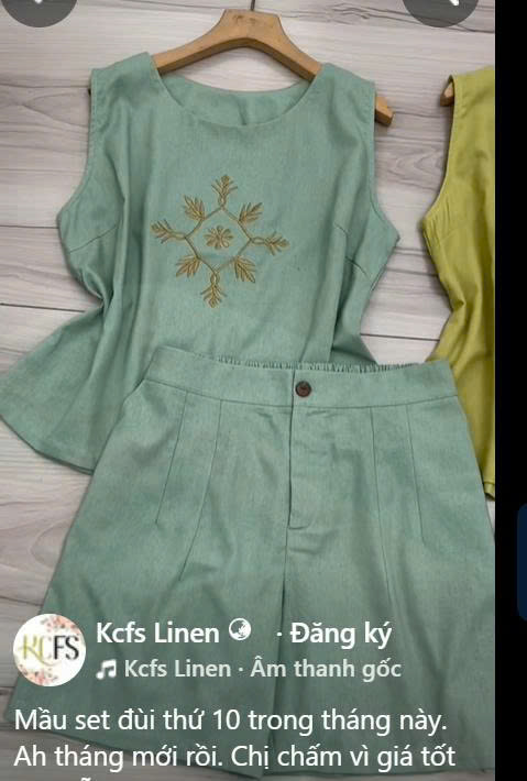 Bộ Linen bột đùi áo sát nách thêu_thumbnail_7