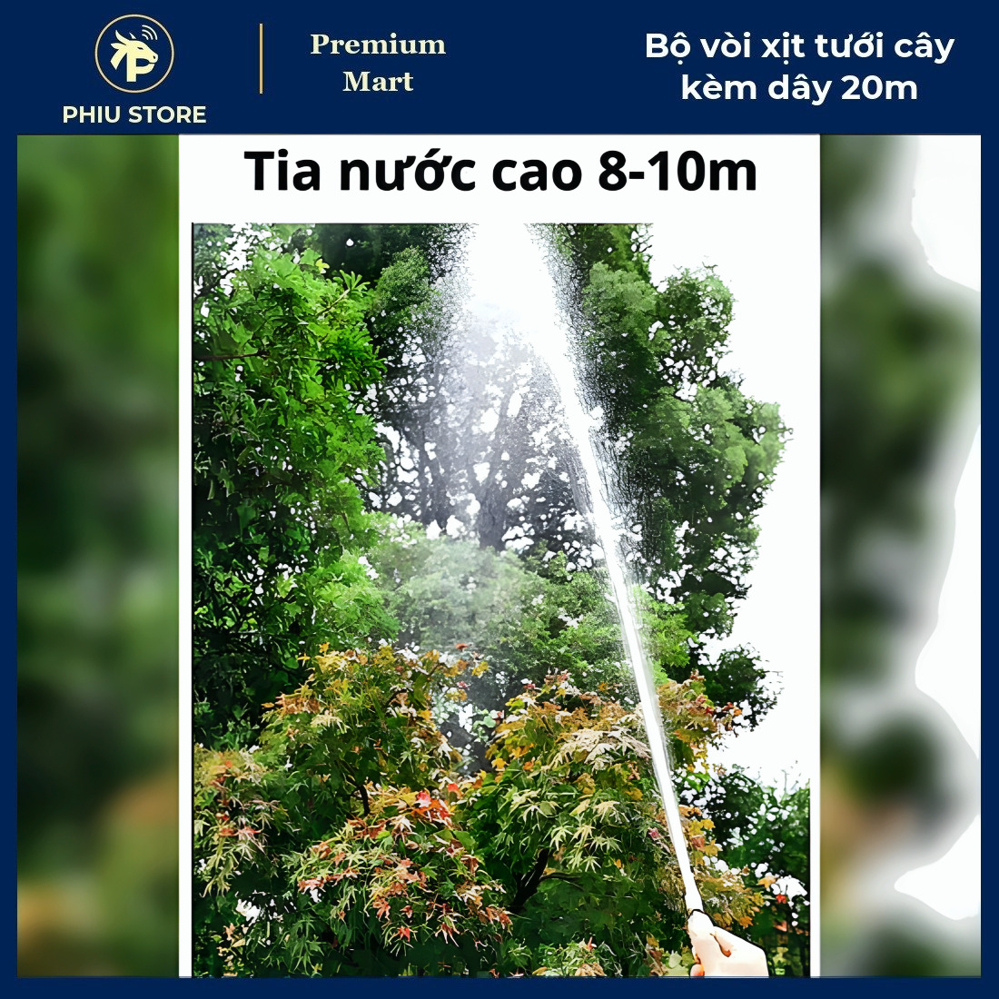 Dây Tưới Cây 20m - Bộ Vòi Xịt Tưới Cây kèm Dây 20m, Bộ Vòi Tưới Cây Đa Năng - PHIU STORE_thumbnail_1