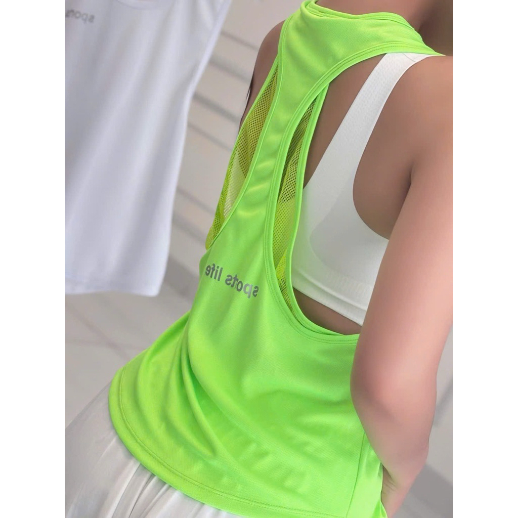 Áo Tanktop Thể Thao Tập Gym Chạy Bộ Nữ Yumiisportswear Ba Lỗ Sports Life Form Rộng Vải Co Giãn Thoáng Khí Nhanh Khô_thumbnail_3