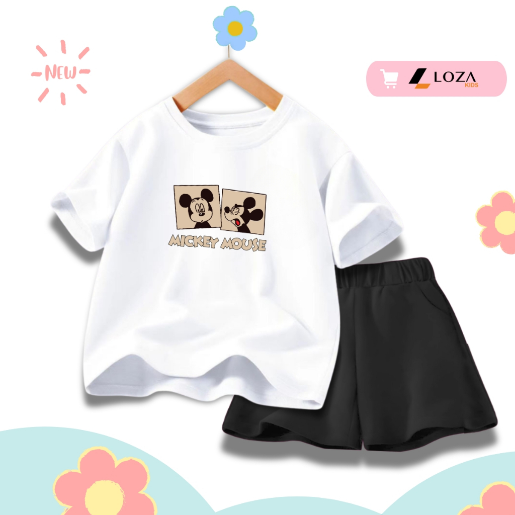 [XẢ KHO BỘ BÉ GÁI SIZE 130] Bộ đồ cho bé gái nhiều mẫu - Quần áo bé gái  từ 22-26kg - Loza Kids XB005_thumbnail_15
