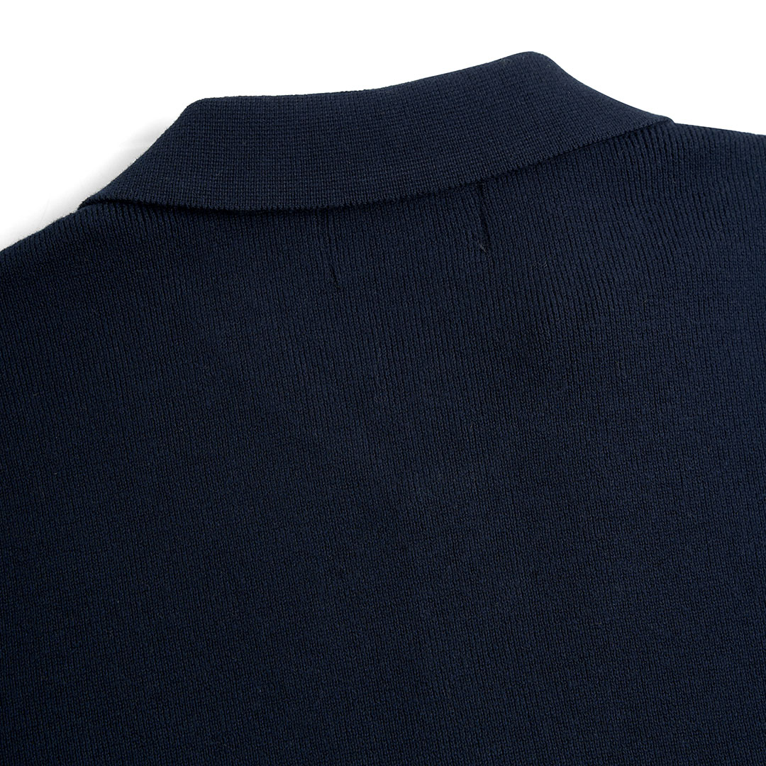 Áo Polo Dệt Kim Rib Knit Có Hàng Nút_thumbnail_12