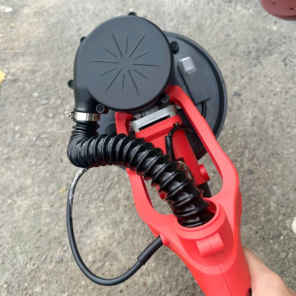 Máy chà tường tay dài TOBOKI - Máy xoa tường công suất 1400W - hút bụi có đèn led & cán dài 1.9m - Giá rẻ_thumbnail_8