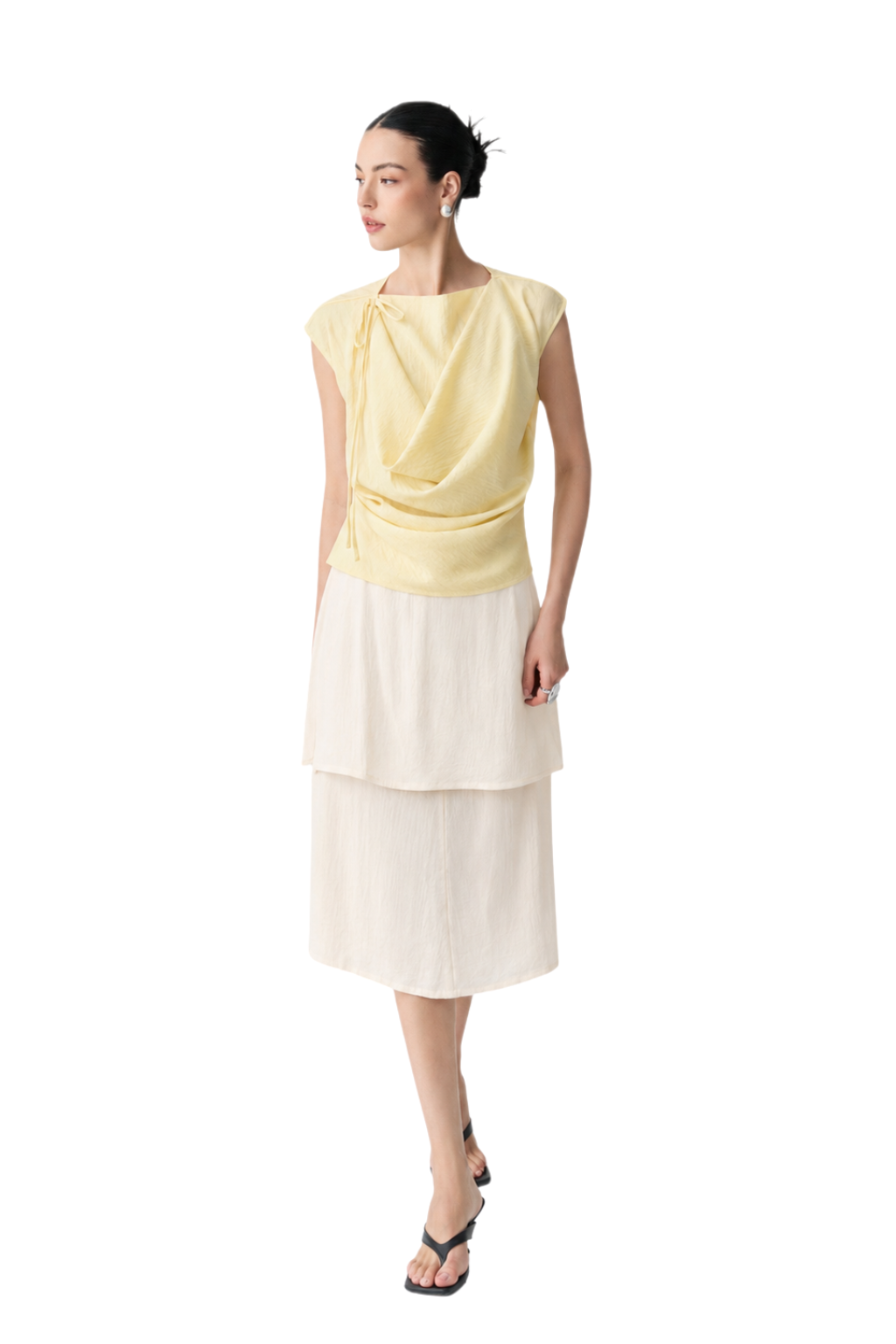 ÁO FALLING DRAPE TOP