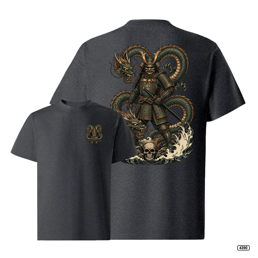 Áo thun nam samurai serpent form rộng TeePrint 4390_thumbnail_1
