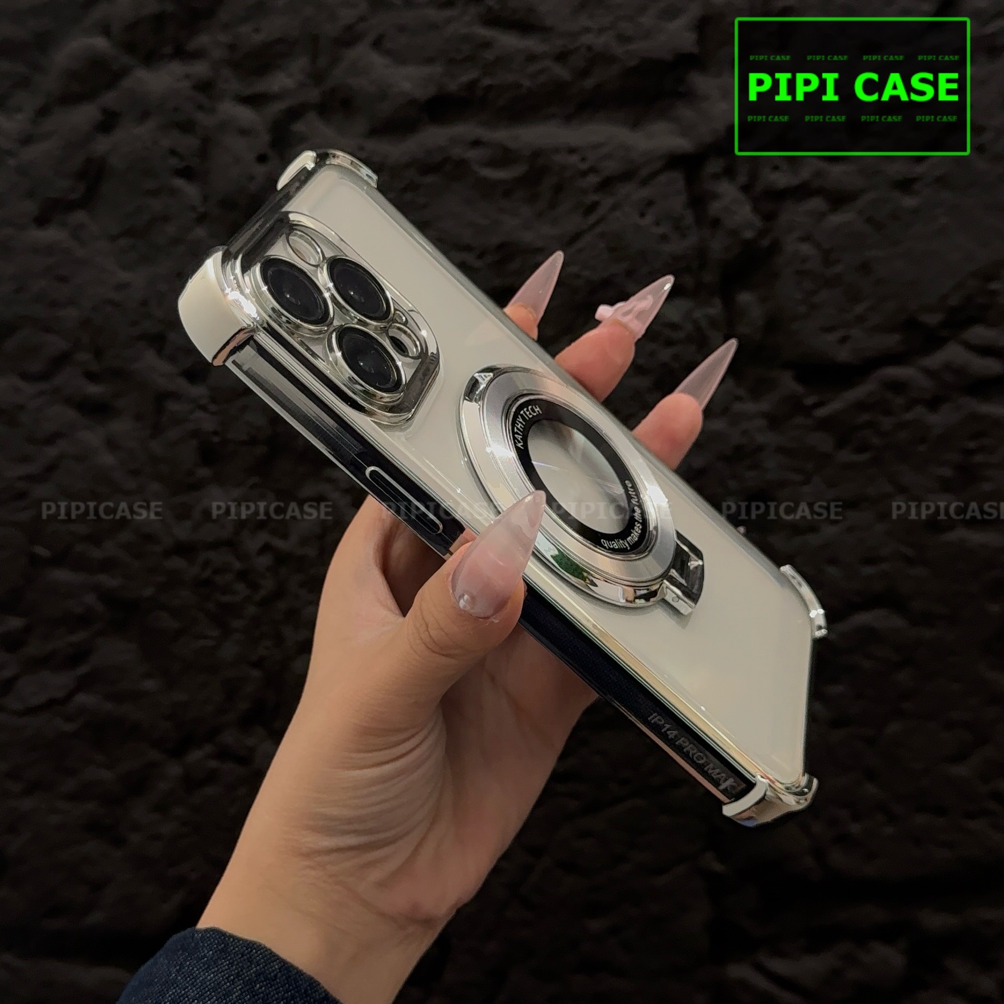 Ốp Lưng iPhone 14 Pro - Ven - Bạc_thumbnail_25