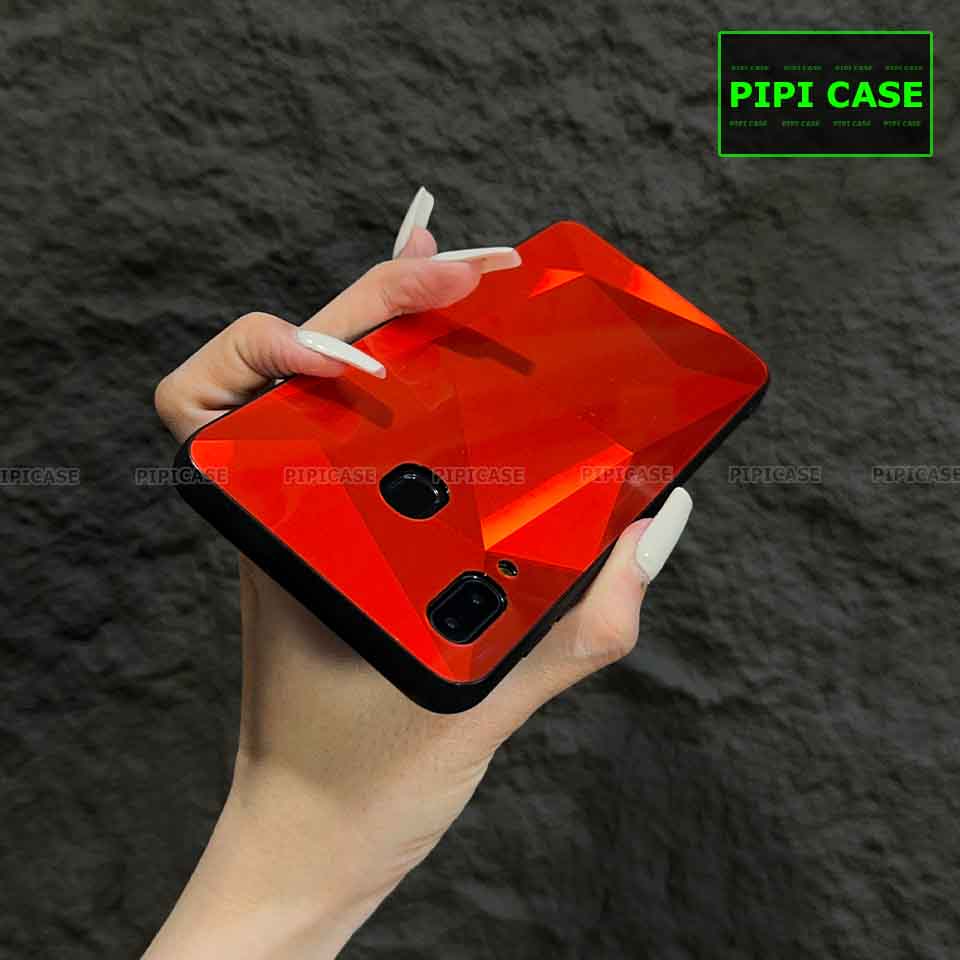 Ốp Lưng Samsung A20 / A30 - Kim Cương 6D - Đỏ_thumbnail_1