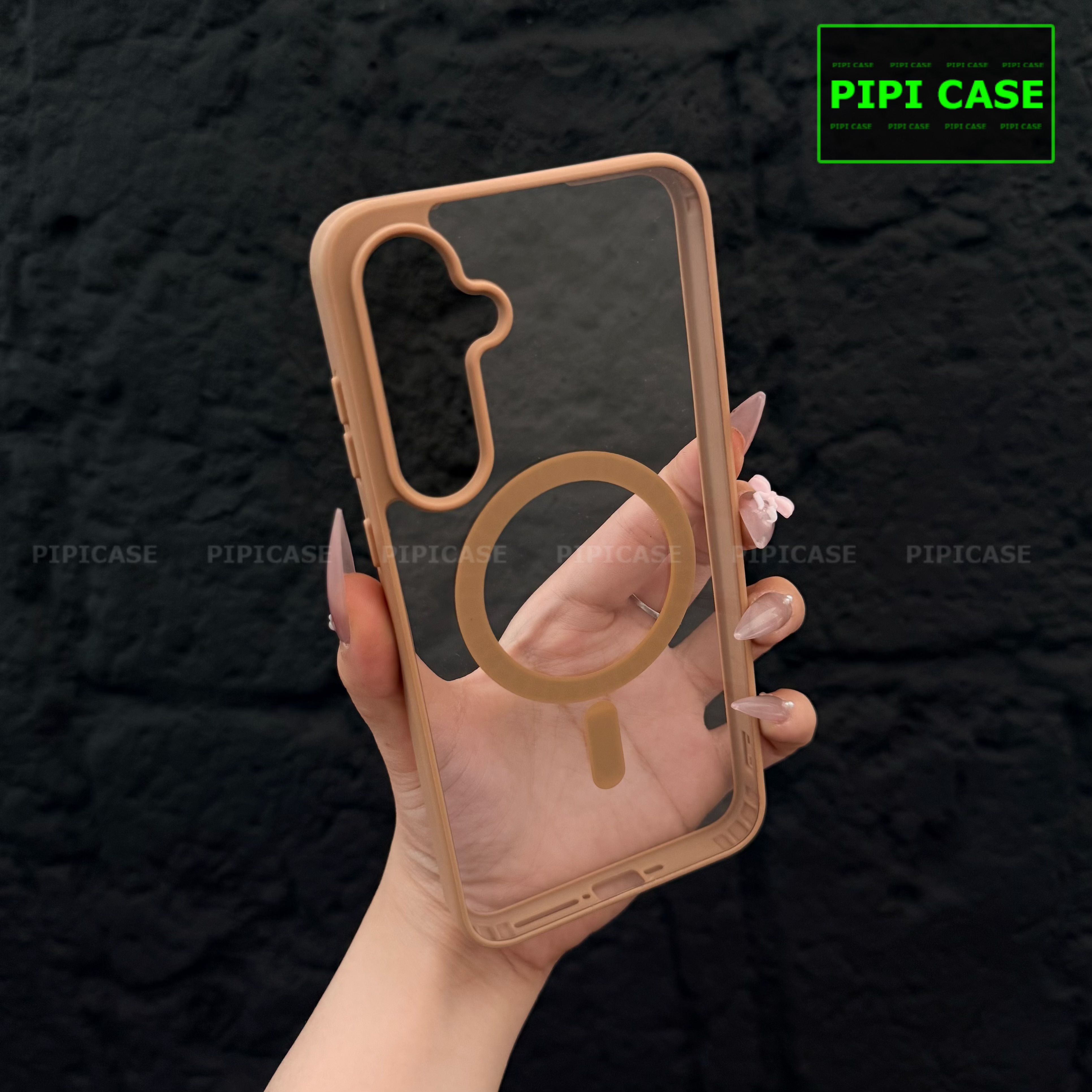 Ốp Lưng Samsung A55 - Chic - Nâu Nhạt_thumbnail_2