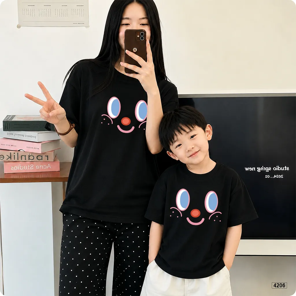 Áo thun gia đình Mặt cười đáng yêu Kado 4206_thumbnail_5