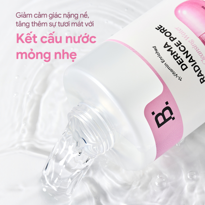 [BANOBAGI] Nước tẩy trang Bano:Bagi Derma Cleansing Water nắp nhấn 500ml_thumbnail_8