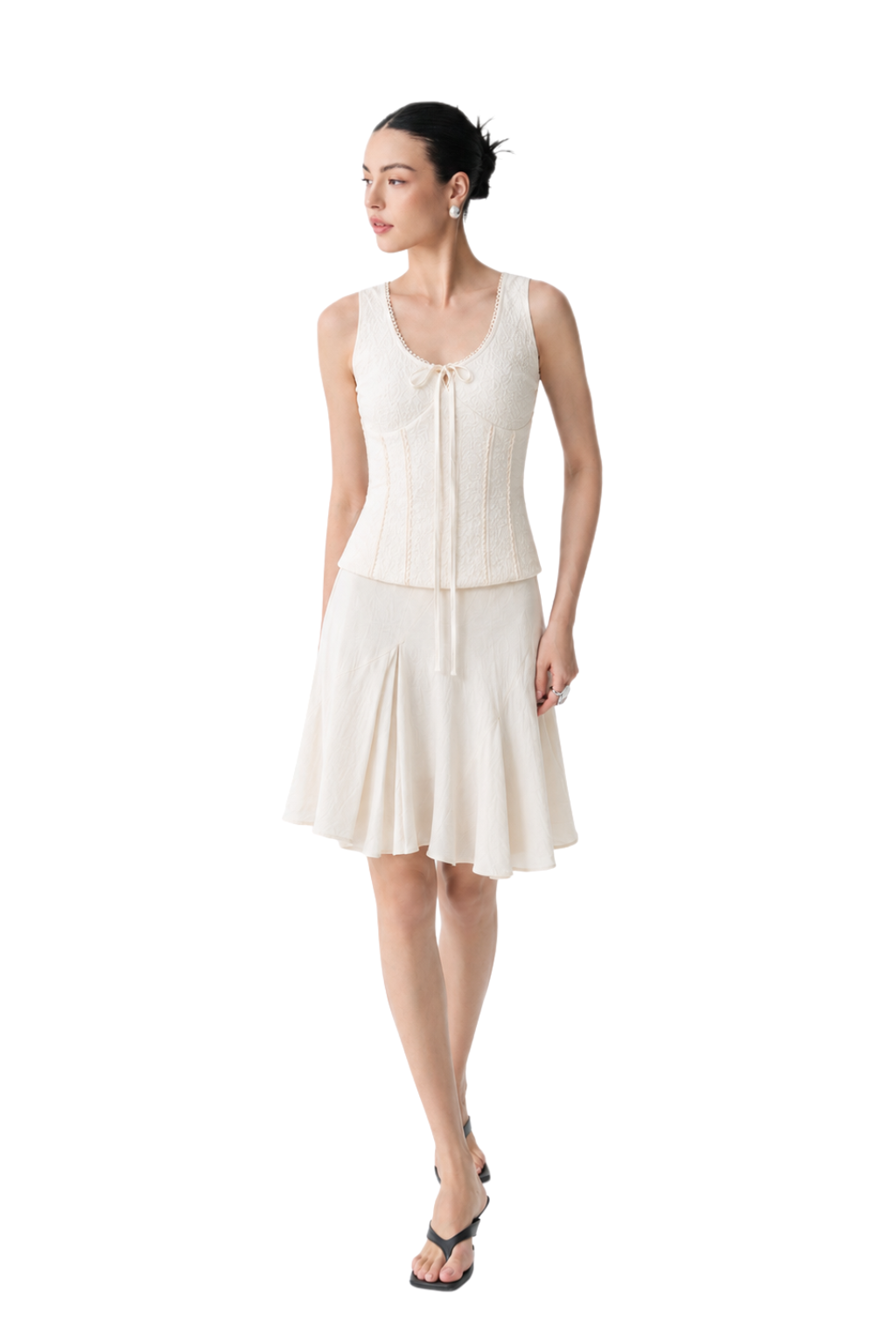 ÁO QUIET RIBBON CORSET TOP