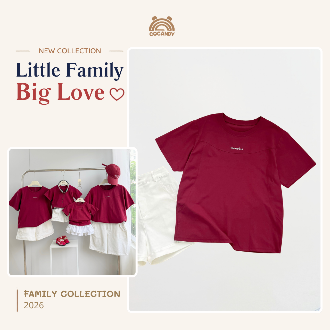 Áo cộc cotton ĐỎ thêu logo CCD NỮ_thumbnail_1