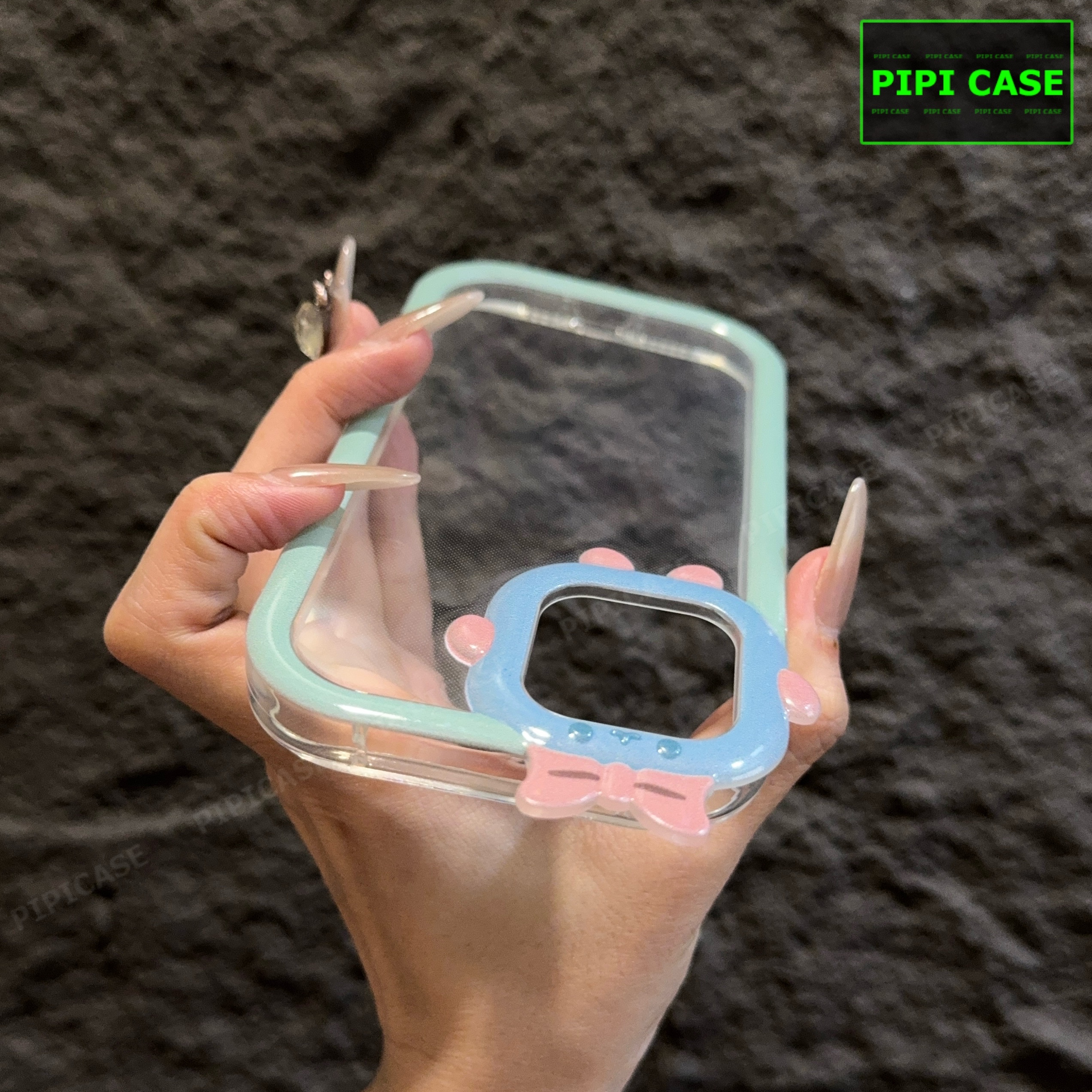 Ốp Lưng iPhone 14 Plus - Chic Cute - Xanh Mint_thumbnail_3