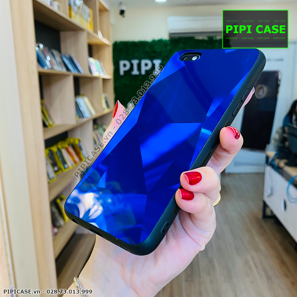 Ốp Lưng Oppo F3 - Kim Cương 6D - Xanh_thumbnail_3