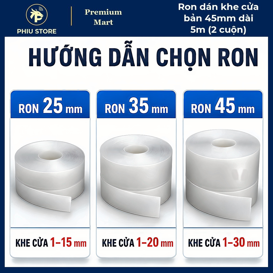 Combo Nhà Cửa Mùa Mưa 4 Món - Băng Keo Chống Dột 20cm, Ron Dán Khe Cửa, Cây Bơm Thông Cống, Bột Thông Cống_thumbnail_2