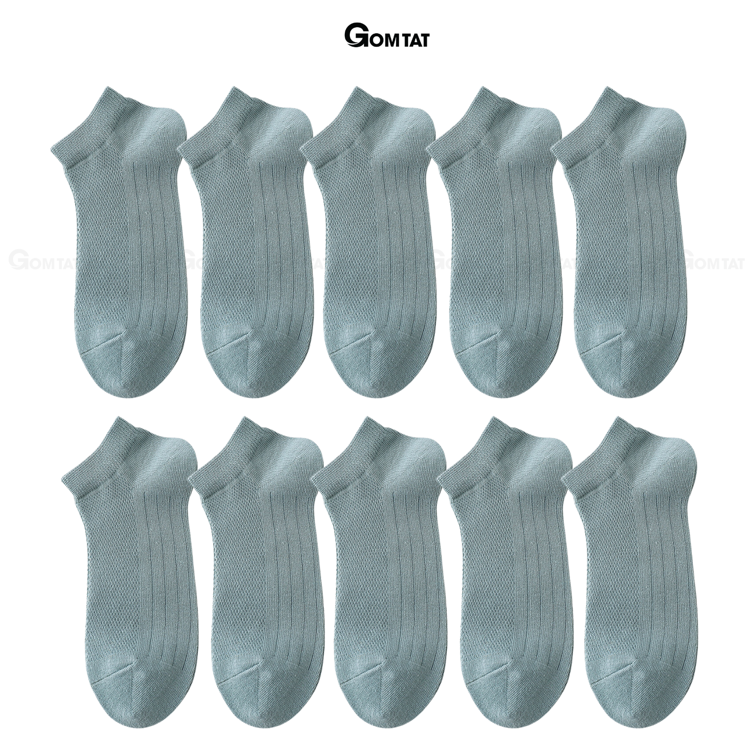 Combo tất nam cổ thấp GOMTAT, chất liệu cotton mặt lưới cao cấp hút ẩm khử mùi - MIA-2002_thumbnail_10