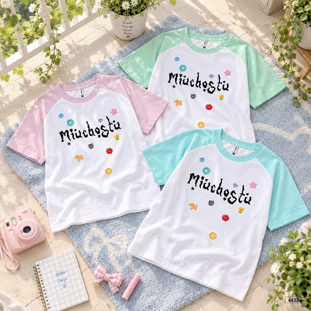Áo baby tee nữ form ôm cute Hàn Quốc Miucho 4433_thumbnail_7
