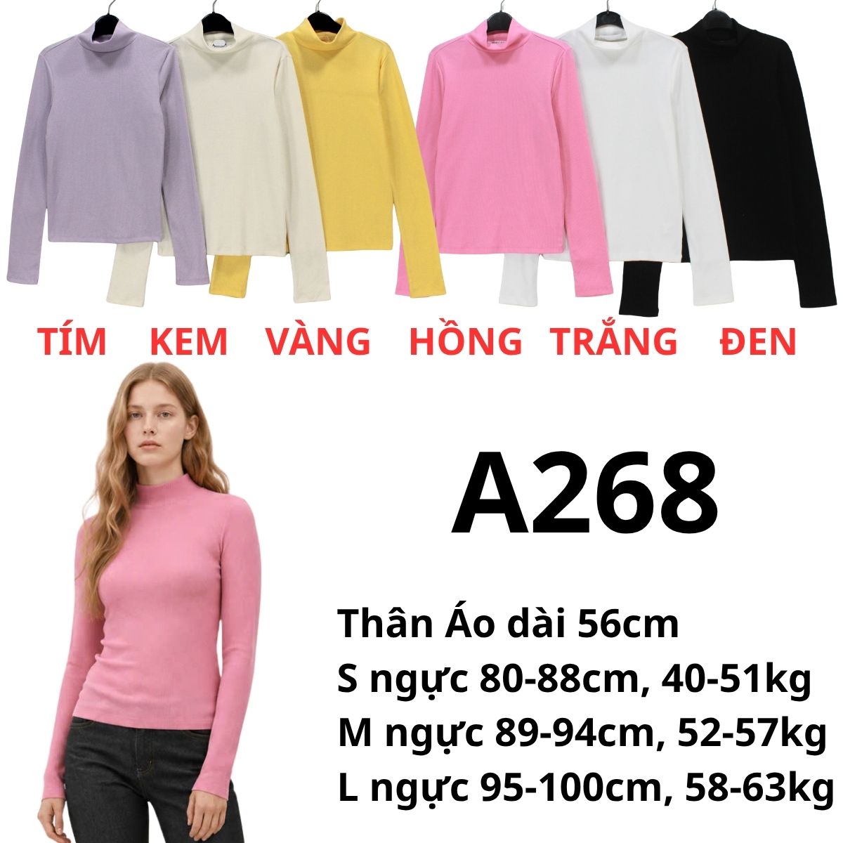 A268- ÁO THUN TD